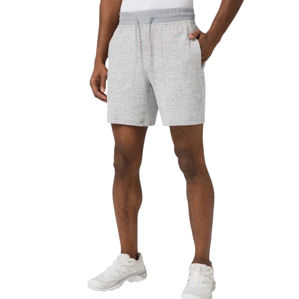 lululemon At Ease Grey Shorts